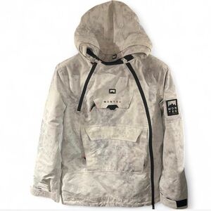 Montec Women’s Doom Snowboard Jacket Insulated White Tiedye Size Medium
